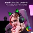 thumbnail image 2 of Auriculares Razer Kraken Kitty V2 BT inalámbricos RGB negros, 2 of 9