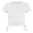 thumbnail image 1 of T-Shirt à Manches Longues pour Femmes à Manches Courtes Harajuku Crop Tops T-Shirt, 1 of 2