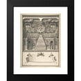 thumbnail image 2 of Alessandro Rossini 11x14 Black Modern Framed Museum Art Print Titled - Memorial Decoration for the Interior of a Building to Honor the Deceased Ernst Ludwig, 1725 (1702-36), 2 of 5