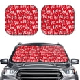 thumbnail image 2 of Vsdgher Hohoho Print Car Windshield Sun Shade, Reflective Sunshade Window Sunshade Sun Visor Protector Fit for Cars,Trucks,SUVs-Medium, 2 of 6