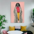 thumbnail image 6 of Amy Sherald-As Soft As She Is... (2022) Artworks Canvas Poster Room Aesthetic Wall Art Prints Home Modern Decor Gifts 24x36inch(60x90cm), 6 of 6