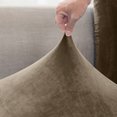 thumbnail image 4 of DYstyle Velvet Stretch Solid Sofa Cushion Cover Furniture Protector Slipcover, 4 of 4