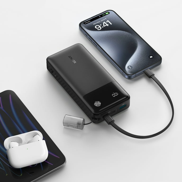 新品未開封Anker Power Bank 20000mAh 30W　白、黒2個 Anker Power Bank (20000mAh, 30W) (モバイルバッテリー