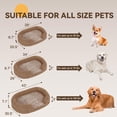 thumbnail image 5 of Dog Beds for Small Dogs with Removable Cover, Memory Foam for Puppy & Cat, Cozy and Soft Pet Bed for Crate, Washable Round Bed with Bolstered Sides, Perfect Small Dog Sofa or Chair for Pet Care, S, 5 of 13