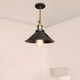 thumbnail image 2 of Aplique de pared de metal negro, lámpara de estilo rústico con cadena de tracción, luz industrial, adecuada para bombillas E27 en varias habitaciones, como dormitorio, baño, cocina (negro), 2 of 4