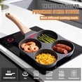 thumbnail image 5 of 4-Cup Nonstick Pancake Pan – Breakfast Egg Pan, Omelette Skillet, Compatible with Gas & Induction Cooktops, 5 of 8