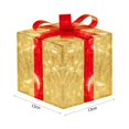 thumbnail image 1 of Caja de regalo de decoración navideña con luces LED decoración luminosa Wdftyju para árbol de Navidad adorno para Año Nuevo 1 13 piezas, 1 of 2