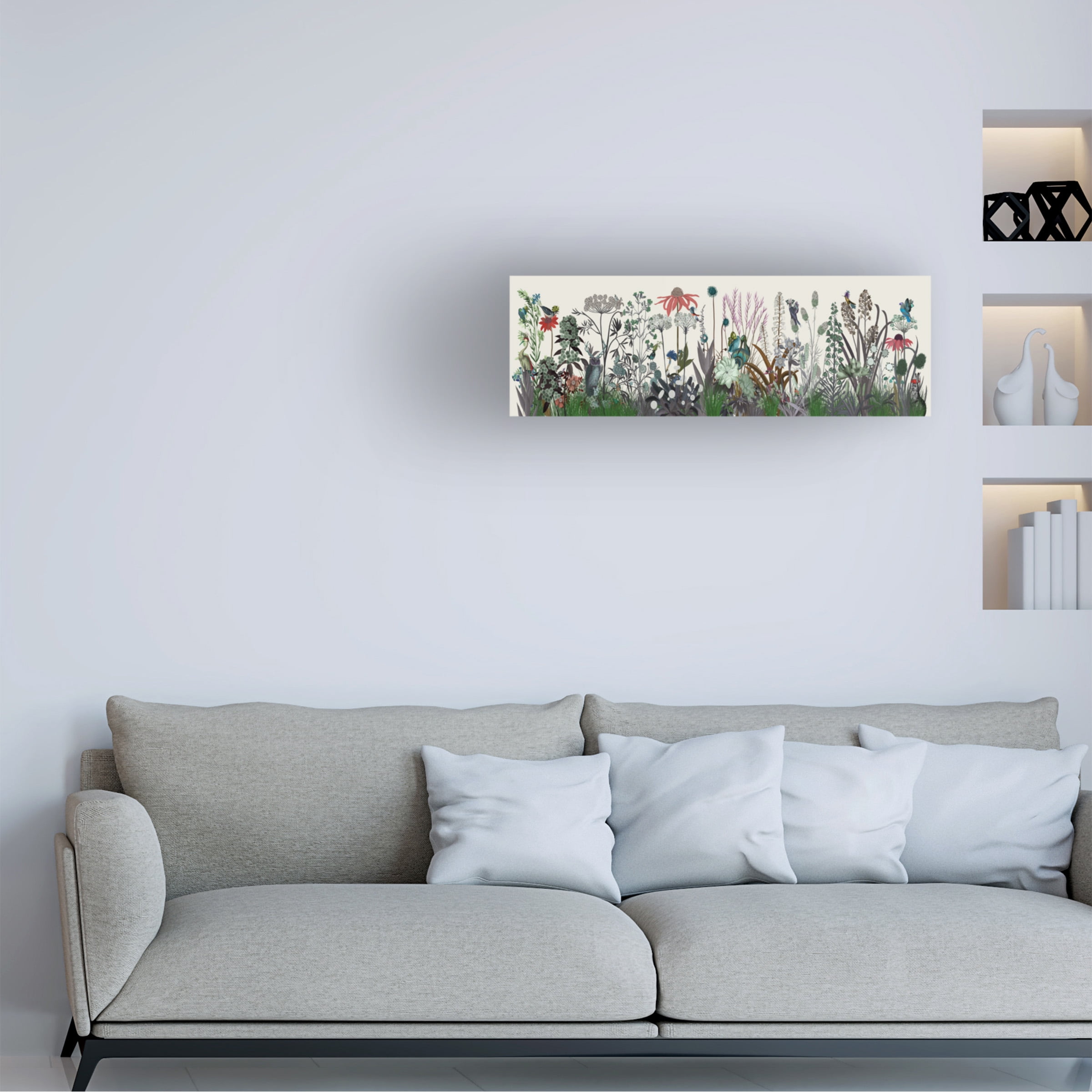 Fab Funky 'Wildflower Bloom' Canvas Art