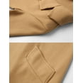 thumbnail image 6 of Kukuzhu Women’s Wool Blend Trench Coat Winter Open Front Notch Lapel Midi Belted Parka Pea Coat, 6 of 7