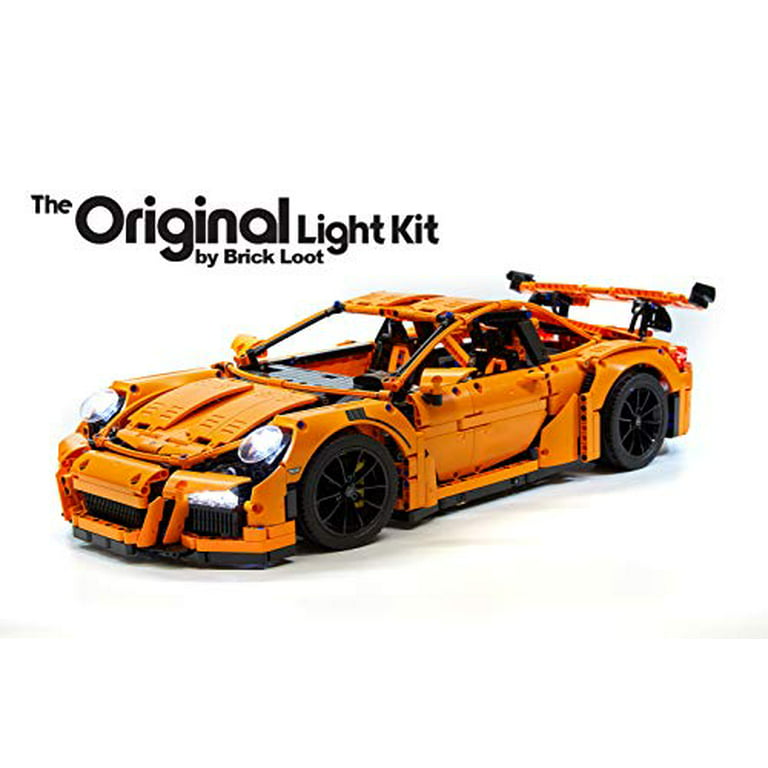 Tage en risiko Urter hydrogen Brick Loot LED Lighting Kit for LEGO Porsche 911 GT3 RS - 42056 -  Walmart.com