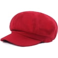 thumbnail image 2 of CoCopeaunts Women Beret Newsboy Cap Winter Spring Solid Color Octagonal Cap Vintage Casual Eight Panel Baker Boy Hat, 2 of 8