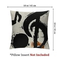 thumbnail image 4 of Chilfamy Throw Pillow Covers A Set Music Notes Iconhand Drawn Music Signs Pillow Case Cushion Cover for Home Party White, 4 of 7