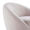 thumbnail image 5 of Modway Buttercup Performance Velvet Swivel Chair in Gold Pink, 5 of 7