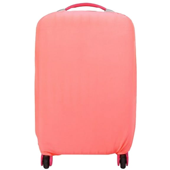 Worgeous Elastic Travel Luggage Cover for Suitcase Protection Pink Dustproof and Scratch Resistant for 22 to