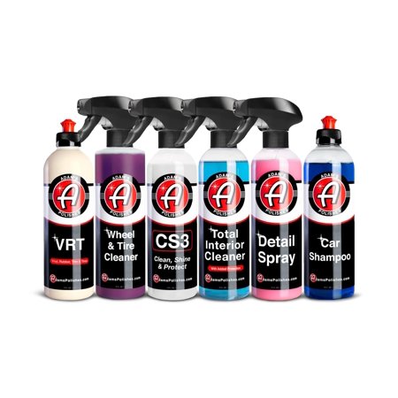 Adam's Essential Car Wash Kit (6-Item) - USA Made Auto Detailing Car Care Cleaning Kit for Car & Truck Lovers, Dads, Moms and DIYers - Our Products C105