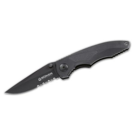 Boker 110090B Gemini Law Enforcement Model Knife with 3 5/8 in. 4034 Stainless Steel (Best Folding Knife For Law Enforcement)