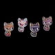 thumbnail image 4 of 2-3 del paquete 50 piezas Vintage agujeros costura Scrapbooking hecho a x 17 mm perfecl Botones de madera de gatos de dibujos animados, 4 of 8