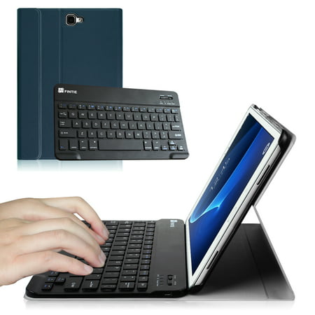 For Samsung Galaxy Tab A 10.1 Tablet Keyboard Case - Slim Stand Cover w/ Removable Bluetooth Keyboard, (Best Keyboard Case For Samsung Galaxy Tab 2 10.1)