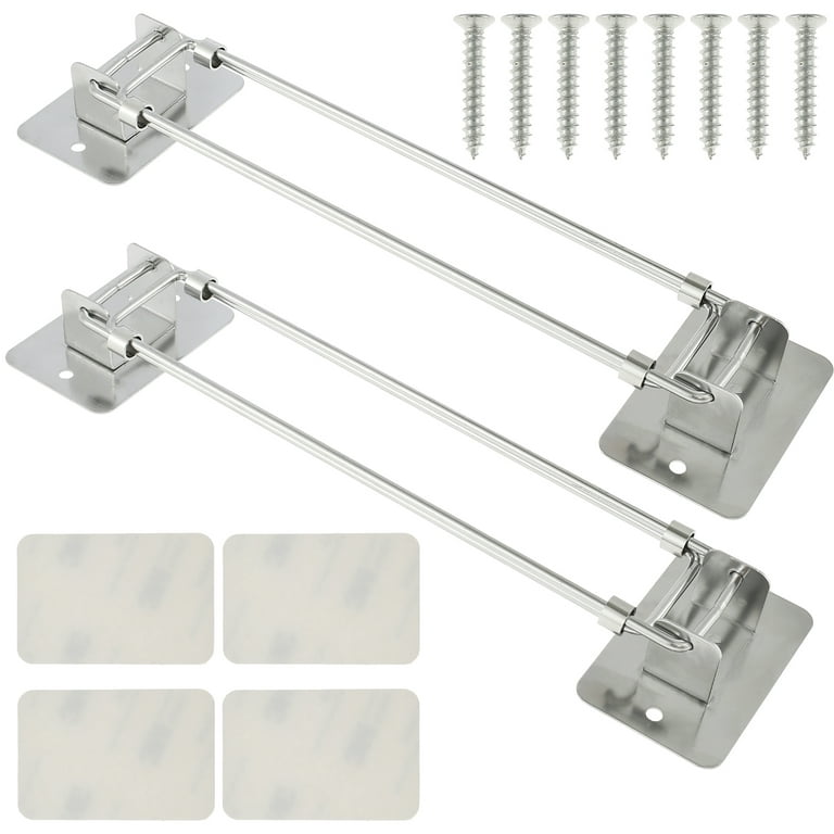 RV Bathroom Shower Corner Storage Bar Stainless Steel Rod For 7