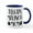 White/Navy Inside, variant on CafePress - Belgian Malinois Mom - 11 oz Ceramic Mug - Novelty Coffee Tea Cup