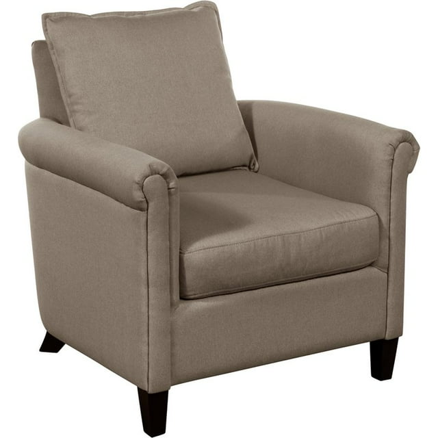 Serta Jackson Chaise d'Appoint à Bras Roulé Soft Taupe