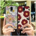 thumbnail image 4 of KDY-Phone Case For BLU View3/B140DL, Back Cover Fashion Design Phone Pouch Graffiti Full wrap Waterproof Shockproof Cute flower Cartoon Dirt-resistant Oil Painting TPU Protective Durable, 4 of 9