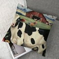 thumbnail image 7 of nygtbtfer Cute Throw Pillow Covers Farm Velvet Pillow Covers Set of 2 Living Room Bedroom Cushion Pillowcases White, 7 of 7