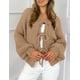 thumbnail image 4 of Suéter PRETTYGARDEN con Lazo Frontal Camel XL, 4 of 8