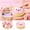 # Pink Holographic, variant on Original Mystery Dumpling Summer Shark Edition Blind Box Super Rare Hidden Chase, Ocean Themed Slow Rising Squishy Toy, Squeeze Fidget Stress Relief Toy for Kids Adults Party Favors