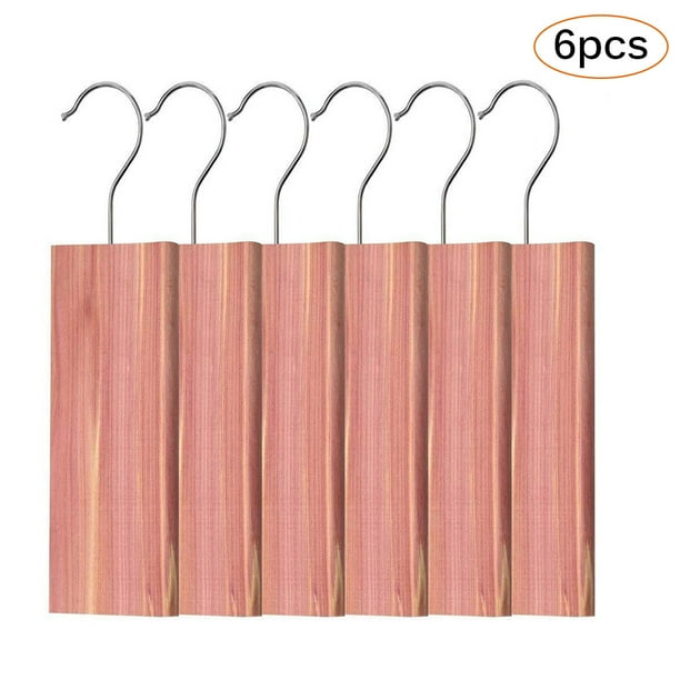 Toma 6 Packs Cedar Hanging Blocks Natural Moth Repellent Clothing