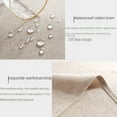 thumbnail image 3 of Japanese-style cotton and linen solid color table cloth waterproof oil-proof dust-proof cover cloth rectangular coffee table cover towel hotel table cloth for distribution - Pure Blue, 3 of 4