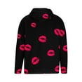 thumbnail image 3 of HTNBO Mens Graphic Hoodies for Valentine's Day Plus Size Drawstring Oversized Pullover Sweatshirts with Hood and Pockets, 3 of 4