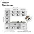 thumbnail image 3 of Madesa Ensemble d'Armoires de Rangement de Garage 94 Po L avec 8 Portes, Multiples Compartiments et 3 Tiroirs, Organisation Modulaire, Garde-Manger, Base, Armoire, Placard - Blanc, 3 of 11