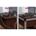 thumbnail image 5 of J Channel Desk Cable Organizer by SimpleCord – 5 Grey Raceway Channels - Gray Cord Cover Management Kit for Desks, Offices, and Kitchens, 5 of 5