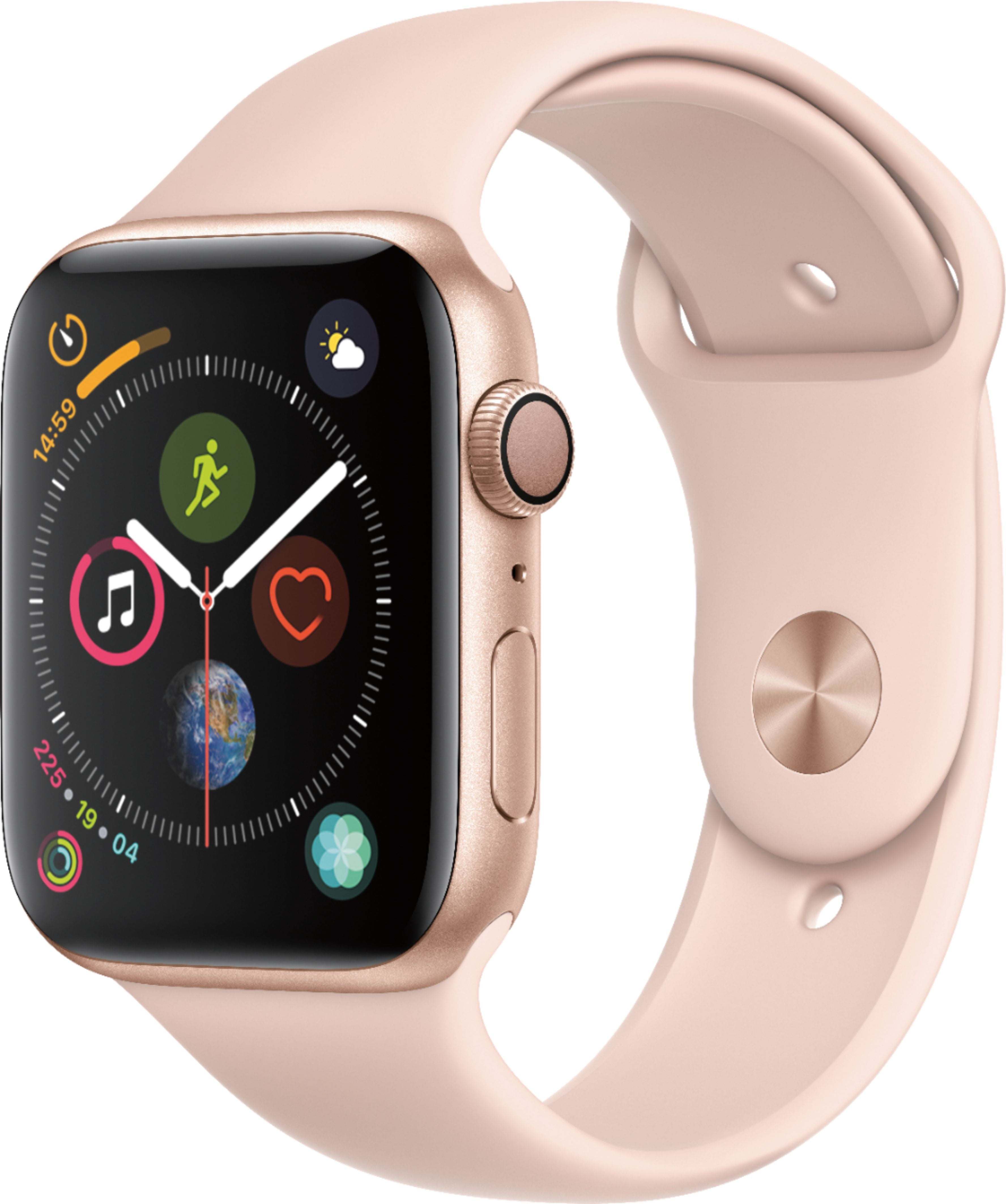 Apple Watch Series 4 GPS 40mm, Sport Band, Gold Aluminum (Scratch/Dent) - Walmart.com Apple Watch Series 4 GPS 40mm, Sport Band, Gold Aluminum (Scratch/Dent) - Walmart.com