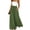 Army Green, variant on Minjewel Palazzo Pants for Women Bohemian Culottes - Elastic Waist Polka Dot Print Long Length, Wide Leg Pants for Women Casual Everyday Bottoms, Pants for Women for Summer,Army Green L