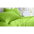 thumbnail image 1 of King Size Giza Cotton Sheet Set Solid - 4 Piece - Hotel Luxury Bed Sheets- 18" Deep Pockets Easy Fit - Breathable & Cooling Sheets ( Parrot Green), 1 of 6