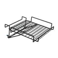 thumbnail image 2 of Organizador de puerta de armario plegable para encimera de cocina, multifunción, de acero inoxidable Negro, 2 of 9
