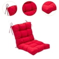 thumbnail image 6 of FashionCha Chair Cushion Back Support Chair Mat Seat Pad for Kitchen Indoor Dining Room red, 6 of 9