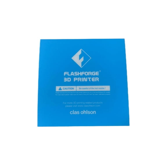 Blue Heated Bed Print Sticker For Build Plate Flashforge Finder 3D Printer 157 x 157mm (2) pack