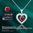 thumbnail image 4 of Tilga Infinity Heart Necklace for Women. 925 Sterling Silver Heart Necklace for Girlfriend, Love Heart Pendant on 18" Chain with 2" Extender (Rose Gold or Gold Plated), 4 of 5