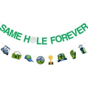 Sursurprise Golf Bachelor CORNET Party Decorations, Same Hole Forever Golf Banner, Funny Bachelor Party Supplies