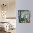 thumbnail image 4 of Yayeee Toggle Light Switch Wall Plate 2-Gang 4.56"x4.48" Decorative Outlet Cover, Blue Sea Boat, 4 of 7
