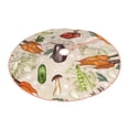 thumbnail image 2 of Bingfone Christmas Tree Skirt Mat Christmas Decoration Interior 48"-Cute Vegetables, 2 of 8