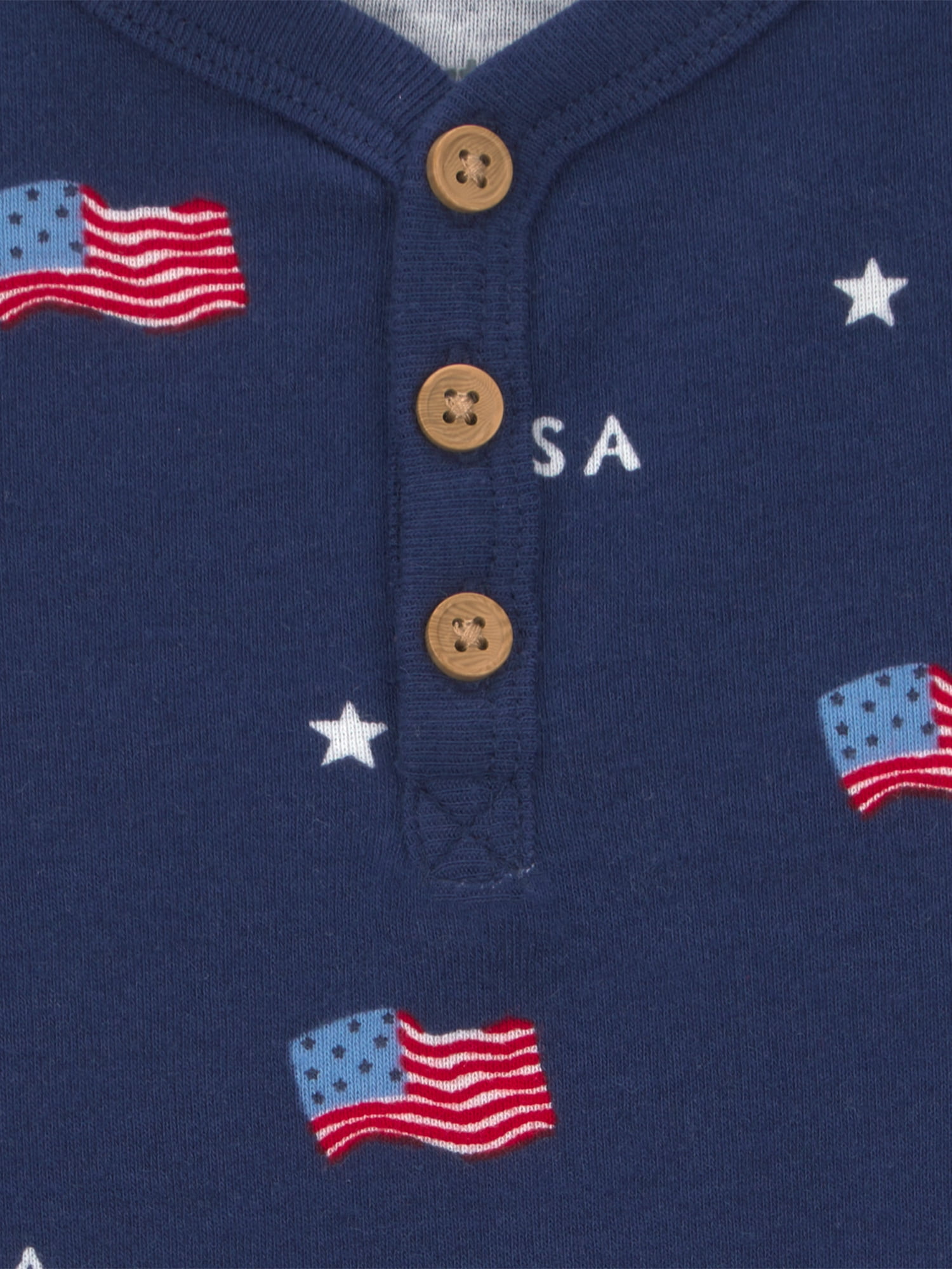 Carter's Child of Mine Patriotic Baby Boy Romper, Sizes Preemie-12 Months