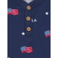 thumbnail image 3 of Carter's Child of Mine Patriotic Baby Boy Romper, Sizes Preemie-12 Months, 3 of 5