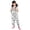 A-Multicolor2, variant on Big Boys Girls Suspender Rain Pants Puppy Cartoon Print Adjustable Buckle Straps Reflective Strip Elastic Waterproof Rain Trouser
