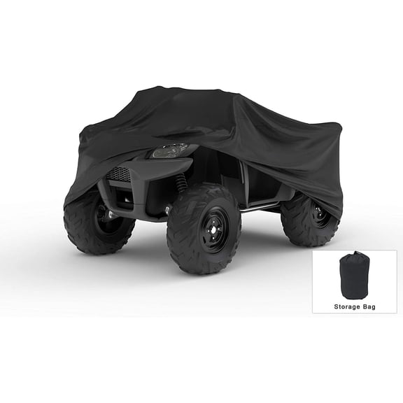 Weatherproof ATV Cover Compatible With 1991 Polaris X918627 Big Boss 4x6 - Outdoor & Indoor - Protect From Rain Water, Snow, Sun - Built In Reinforced Securing Straps - Trailerable - Free Storage Bag