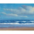 thumbnail image 2 of OToole, Tim 24x20 White Modern Wood Framed Museum Art Print Titled - Shoreline Light I, 2 of 4