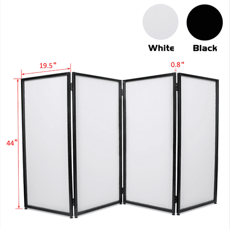 KOJEM DJ Facade 19.5"x 39"x 44" DJ Event Booth Facade Portable Display Booth Cover Screen with Travel Bag Case